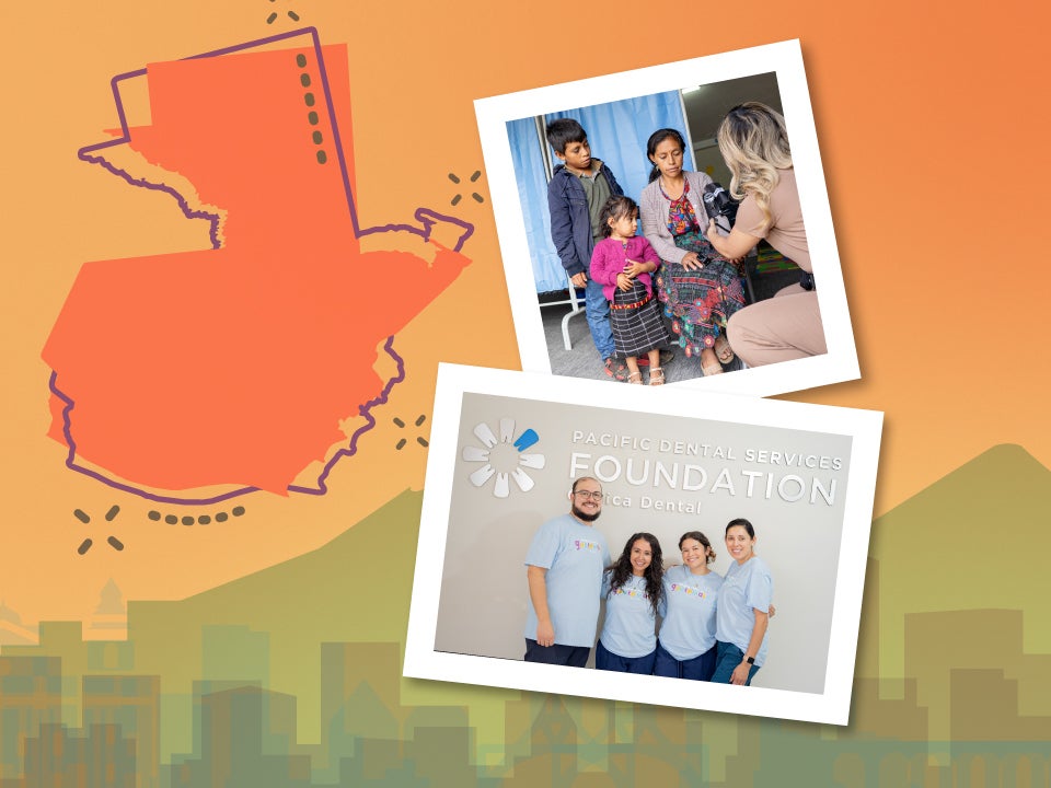 Country of guatemala and photos next to it